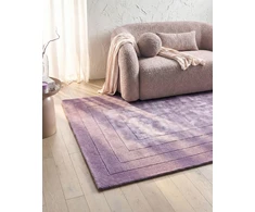 Beliani Kiliminiss AMADO Violetinis 160 x 230 cm Viskozė