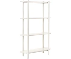 Beliani Knygų lentyna 3 lentynų GRANITY 170 cm beige