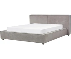 Beliani LINARDS lova 160 x 200 cm, pilka