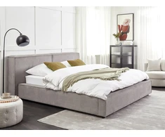 Beliani LINARDS lova 160 x 200 cm, pilka