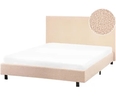 Beliani Lova Boucle ALBI 120 x 200 cm smėlio spalvos