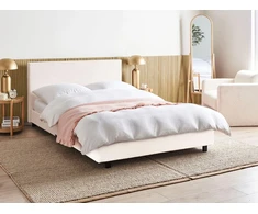 Beliani Lova Boucle ALBI 140 x 200 cm, balta