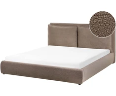 Beliani Lova Boucle BAJONNA 160 x 200 cm ruda