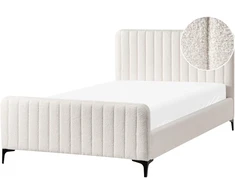 Beliani Lova Boucle LUNAN 120 x 200 cm, balta
