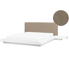 Beliani Lova Boucle ZEN 160 x 200 cm balta