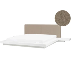 Beliani Lova Boucle ZEN 180 x 200 cm balta