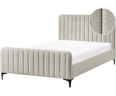 Beliani Lova LUNAN Boucle 120 x 200 cm smėlio spalvos