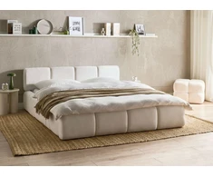 Beliani Lova ORVILLE 160 x 200 cm balta
