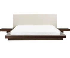 Beliani Lova ZEN 160 x 200 cm tamsus uosis