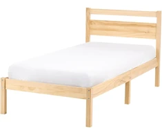 Beliani Lovos rėmas iš pušies medienos MERCURER 80 x 200 cm, šviesiai rudas