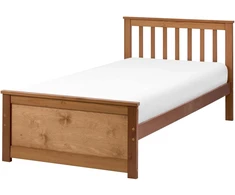 Lova Beliani Lovos rėmas OLENDON 90 x 200 cm, rudas