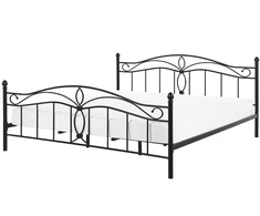 Beliani Metalinė lova ANTLIA, 160 × 200 cm, juoda