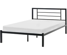 Beliani Metalinė lova CUSSET, 120 × 200 cm, juoda