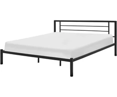 Beliani Metalinė lova CUSSET, 180 x 200 cm, juoda