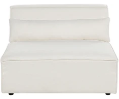 Beliani Modulinė 3 vietų sofa HELLNAR, kreminė balta spalva, Boucle audinys