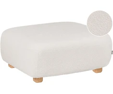 Beliani Otomana AMLI Boucle kreminė