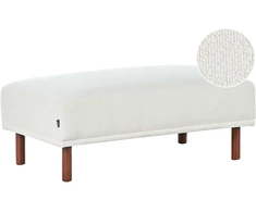 Beliani Otomana HOLT Boucle Balta
