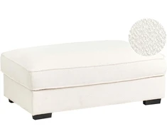 Beliani Otomana RENDERS Boucle, spalva: balta/juoda