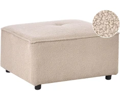Sofa Beliani Otomanas AXEBO Boucle smėlio spalvos
