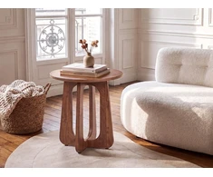 Beliani Pagalbinis staliukas „GAILLARD“, rudas