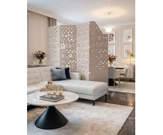 Beliani Pertvara STARRY 240 x 180 cm šviesiai smėlio spalvos