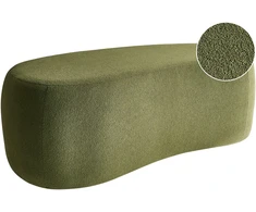 Beliani Pufas BAYARD, boucle, žalias