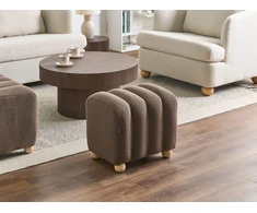 Beliani Pufas IDYLLWILD Boucle rudas