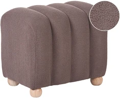 Beliani Pufas IDYLLWILD Boucle rudas