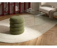 Beliani Pufas SUMPTER Boucle žalias