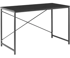 Beliani Rašomasis stalas ANDASTE juodas 120 cm 60 cm