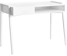 Beliani Rašomasis stalas KOFOTEN baltas 107 cm 48 cm
