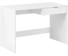 Beliani Rašomasis stalas LUTETIA baltas 120 cm 60 cm