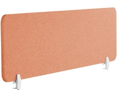 Beliani Rašomasis stalas pertvara WALLY 130 x 40 cm Šviesiai raudona