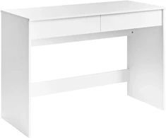 Beliani Rašomasis stalas RONDANE, 110 × 50 cm, baltas
