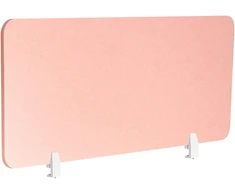 Beliani Rašomojo stalo pertvara SPLIT 160 x 50 cm, persikų spalvos