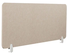 Beliani Rašomojo stalo pertvara SPLIT 160 x 50 cm, smėlio spalvos