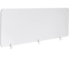 Beliani Rašomojo stalo pertvara SPLIT 180 x 50 cm, balkšva