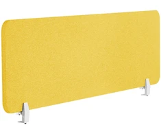 Beliani Rašomojo stalo pertvara WALLY 160 x 40 cm geltona