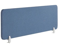 Beliani Rašomojo stalo pertvara WALLY 160 x 40 cm, mėlyna