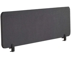 Beliani Rašomojo stalo pertvara WALLY 160 x 40 cm tamsiai pilka