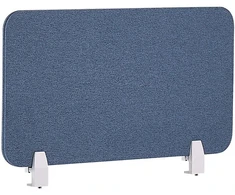 Beliani Rašomojo stalo pertvara WALLY 72 x 40 cm, mėlyna