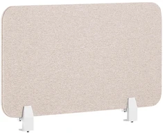 Beliani Rašomojo stalo pertvara WALLY 72 x 40 cm, smėlio spalvos