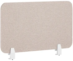 Beliani Rašomojo stalo pertvara WALLY 80 x 40 cm, smėlio spalvos