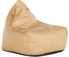 Beliani Sėdmaišis 200 L DROP 63 cm 75 cm auksinės rudos spalvos