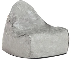 Beliani Sėdmaišis 200 L DROP 63 cm 75 cm šviesiai pilkas