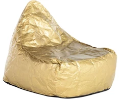 Beliani Sėdmaišis 200 L DROP 63 cm 75 cm auksinis
