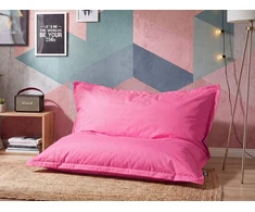 Beliani Sėdmaišis 600 L FUZZY 180 cm 230 cm Fuksijos spalvos