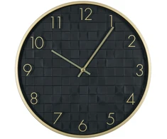 Beliani Sieninis laikrodis CREUSE, 40 cm, juodas