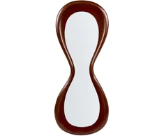 Beliani Sieninis veidrodis BOURGES, 70 × 170 cm, rudas