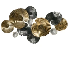 Beliani Sienų dekoracija FRANCIUM metalinė 50 cm spalvota